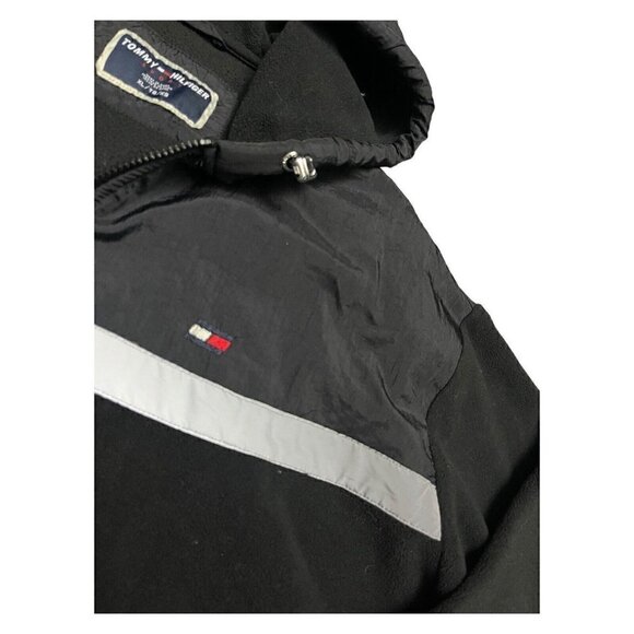 Vintage Y2K Tommy Hilfiger Fleece Reflective Windbreaker Designer Jacket - Picture 4 of 6